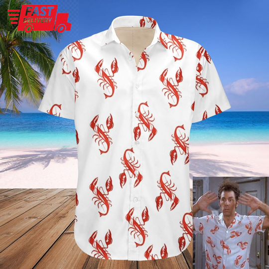 Discover Lobster Kramer Seinfeld 3D HAWAII SHIRT