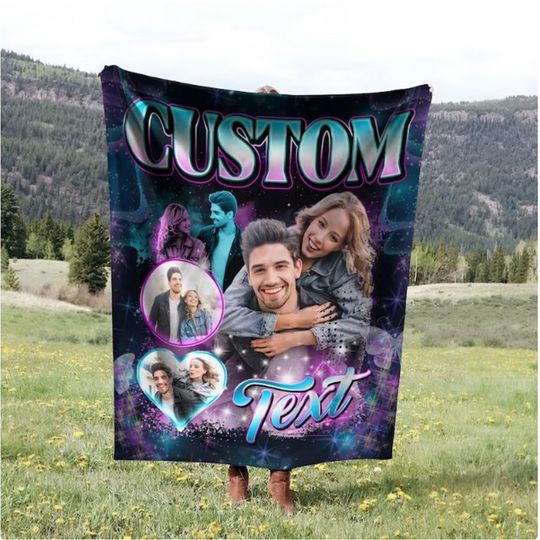 Discover Custom Blankets With Photos, Custom Photo Blanket For Couples