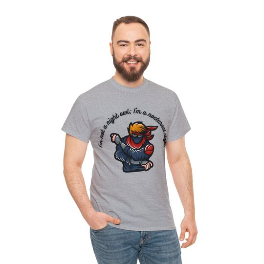 Discover I'm not a night owl; I'm a nocturnal ninja T-shirt