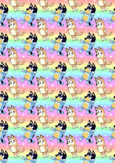 Discover BlueyDad Family Birthday Wrapping Paper