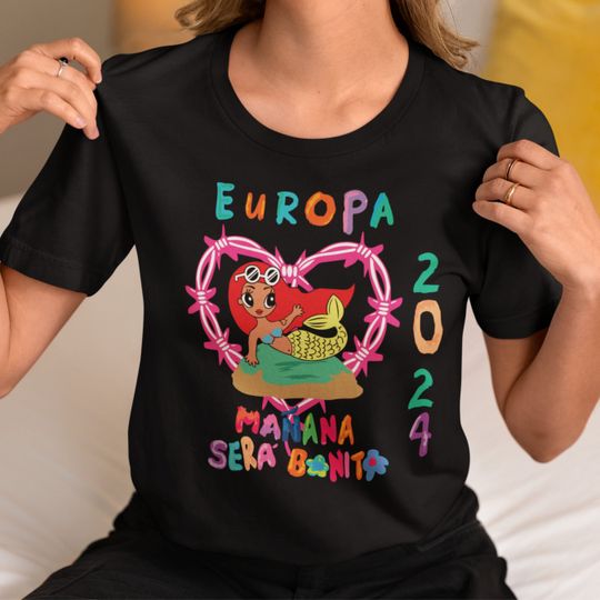 Discover Crewneck T-shirt Karol G Bichota season europe 2024 tour latinas gift for her