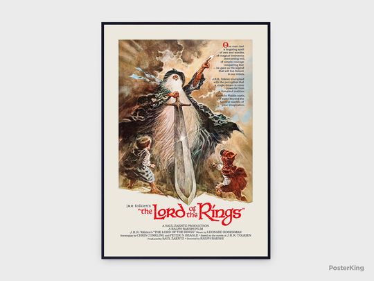 Discover Lord Of The Rings 1978 Movie Original Vintage Poster