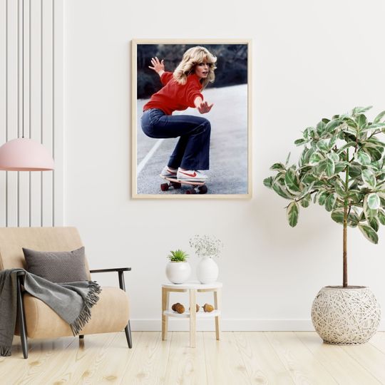 Discover Farrah Fawcett  Beautiful Colored Poster
