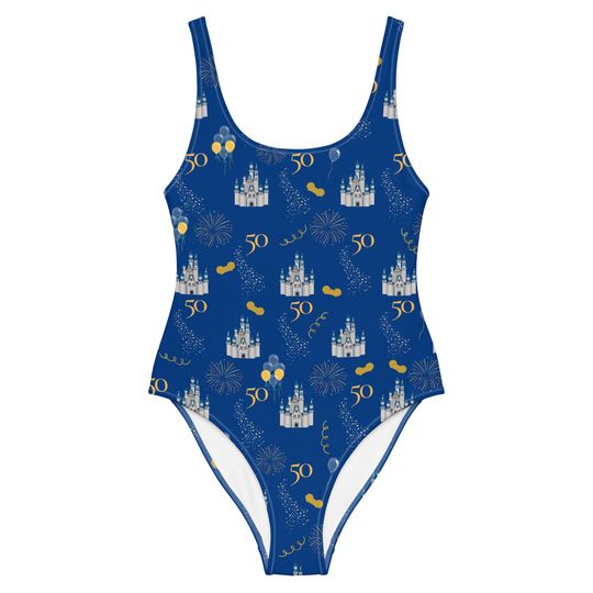 Discover 50th Anniversary Women's One-Piece Swimsuit | 50th Castle Swim