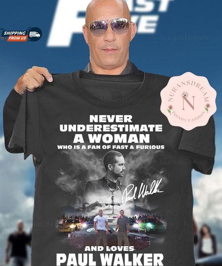 Discover Fast And Furious Paul Walker Shirt, Unisex T-Shirt