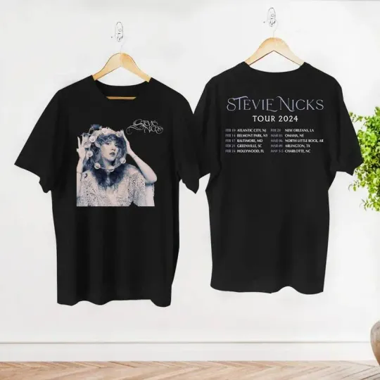 Discover 2024 Stevie Nicks Tour Live In Concert T-Shirt, Stevie Nicks On Tour, Fan Gift