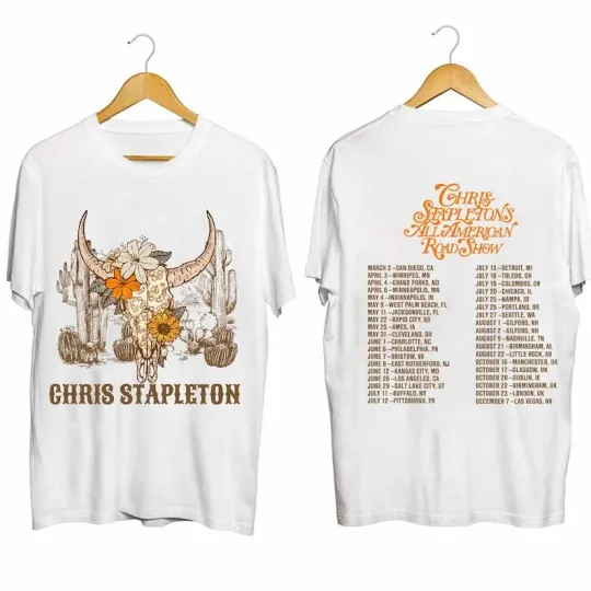 Discover Chris Stapleton All American Road Show 2024 Tour Shirt, Chris Stapleton Fan