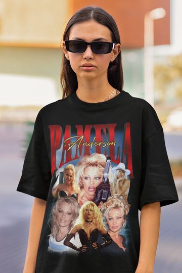 Discover Pamela Anderson Graphic T-Shirt