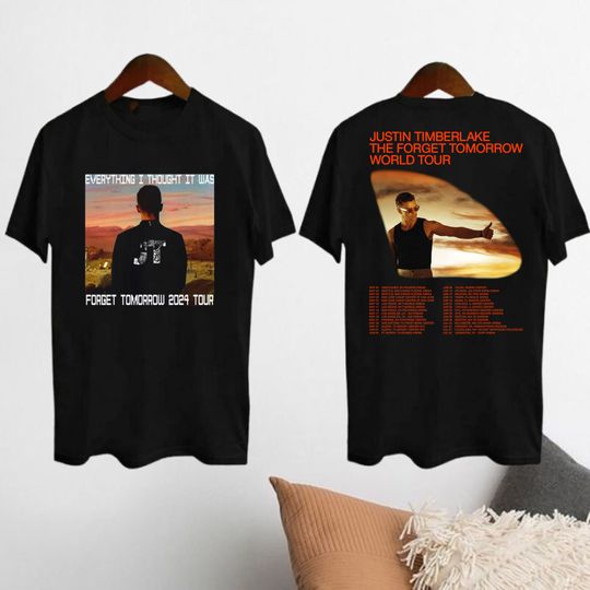 Discover The Forget Tomorrow World Tour 2024 Justin Timberlake Shirt