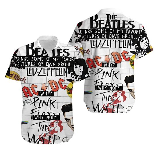 Discover Music Rock Band Hawaiian Shirt