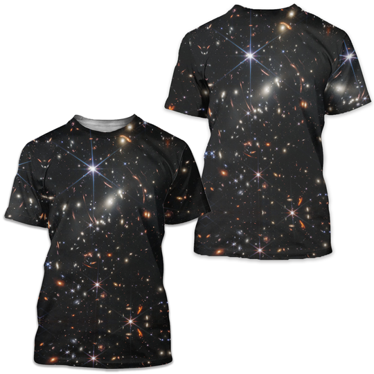 Discover Space James Webb Space Telescope 3D Tshirt
