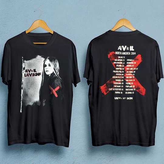 Discover Avril Lavigne 2004 North American Tour *2side Shirt