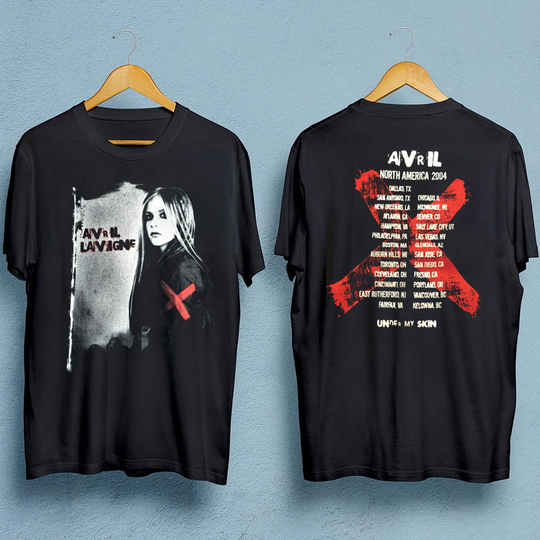 Discover Avril Lavigne Tour Double-sided T-shirt