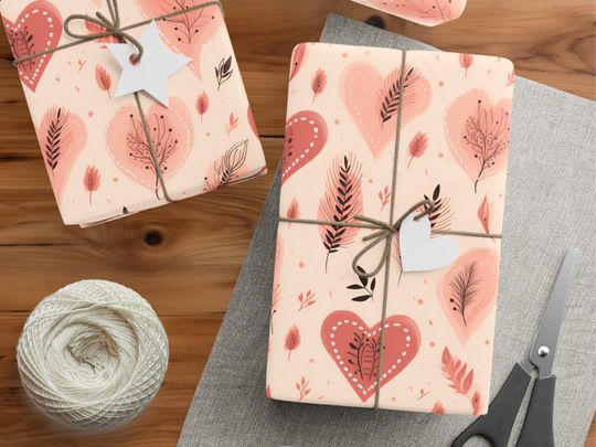 Discover Boho Anniversary Wrapping Paper