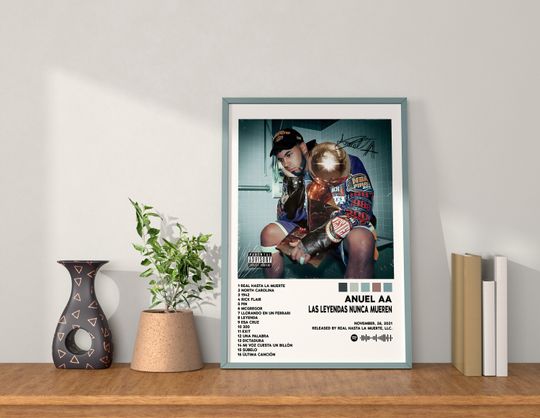 Discover Anuel AA / Las Leyendas Ahora M / Digital printable, album cover, poster