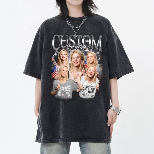 Discover Custom Bootleg Rap Tee, Custom Your Face Bootleg Tee