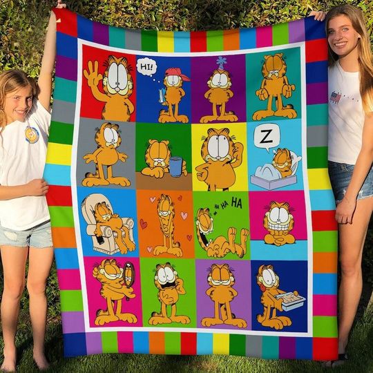 Discover I Hate Mondays Fleece Blanket