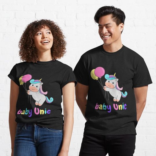 Discover Unicorse Baby Balloon Classic T-Shirt