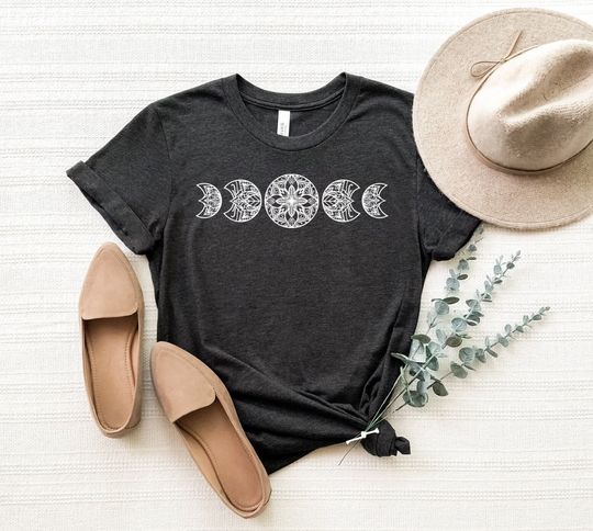 Discover Moon Phases Graphic Shirt