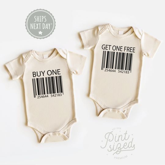 Discover Buy One Get One Twin Onesie Set