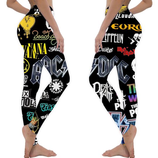 Discover forever rock and roll Leggings