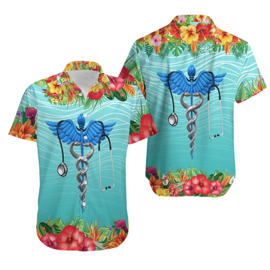 Discover Nurse Hawaiian Shirt/ Nurse Life Hawaii Shirt