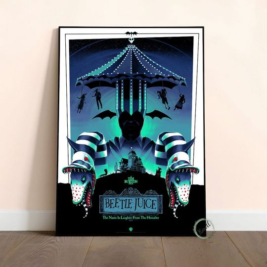 Discover Beetlejuice Poster, Rolled Poster Print, Movie Poster