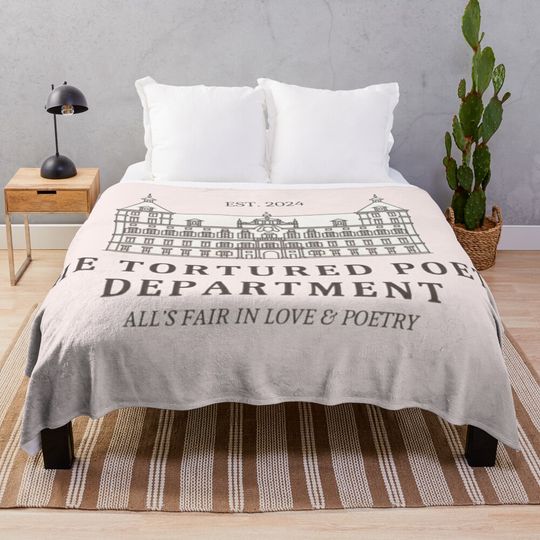 Discover The Tortured Poet Department  Throw Blanket