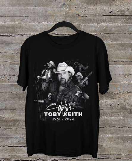Discover Rare Collection In Memory Toby Keith 1961-2024 unisex Gift Shirt