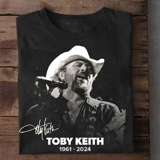 Discover RIP Toby Keith 1961 2024 Signature Classic Shirt