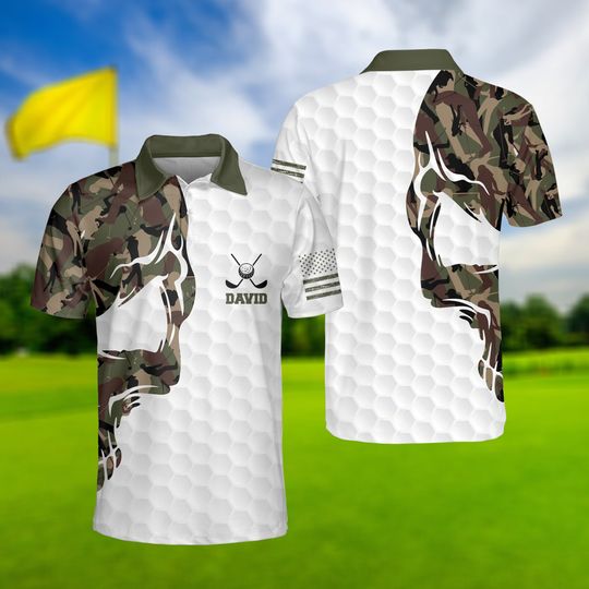 Discover Skull Golf Polo Shirt - Perfect Gift for Golf Lovers