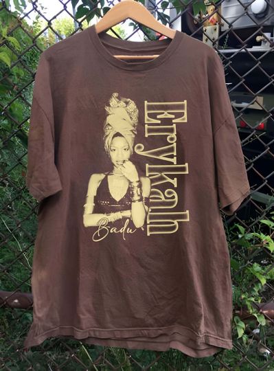 Discover Erykah Badu Vintage Shirt, 90s Erykah Badu Graphic Shirt, Erykah Badu Vintage Shirt