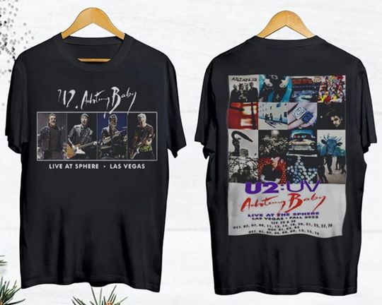 Discover U2 Achtung Baby Live at Sphere Las Vegas Tour 2023 T-Shirt