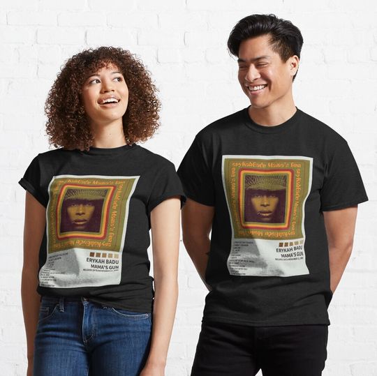 Discover Erykah Badu Singer Inspired Masterpiece Classic T-Shirt