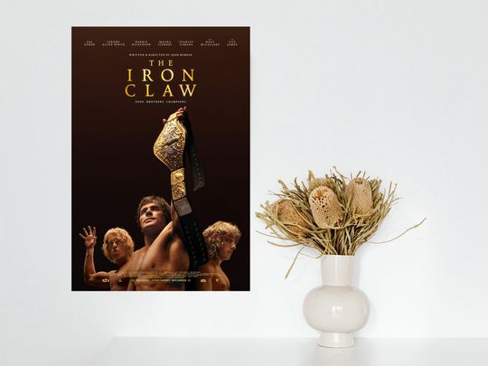 Discover The Iron Claw Movie Poster, Room Decor