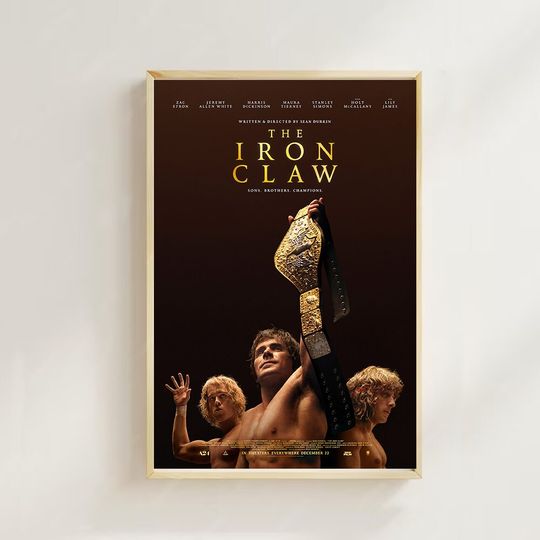 Discover The Iron Claw Movie Poster, Room Decor