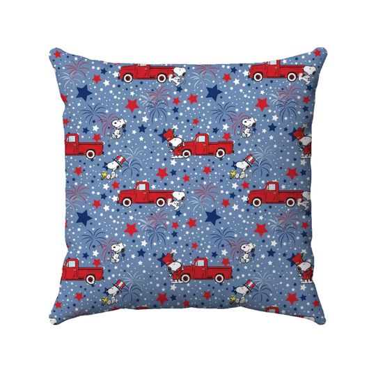 Discover Snoopy Patriotic Pillow