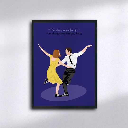 Discover La La Land Movie Poster, Valentine Gift