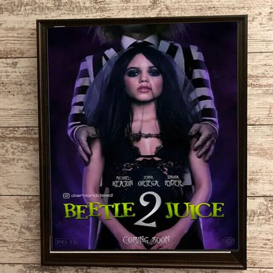 Discover Beetlejuice 2 Jenna Ortega Poster