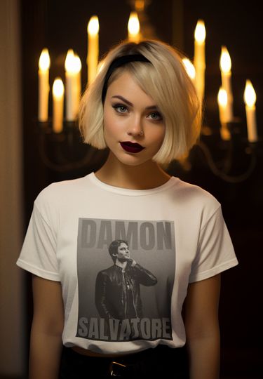Discover Damon Salvatore Vampire TShirt, Mystic Falls, VA Vampire Shirt