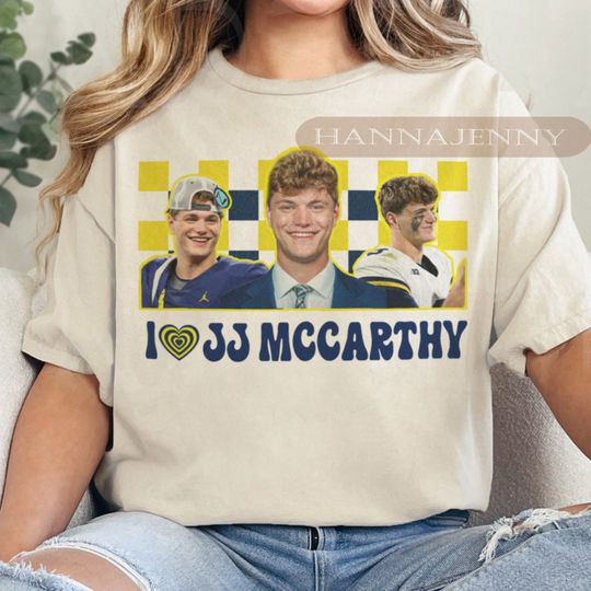 Discover J.J. McCarthy  Tee, I Love J.J. McCarthy Shirt