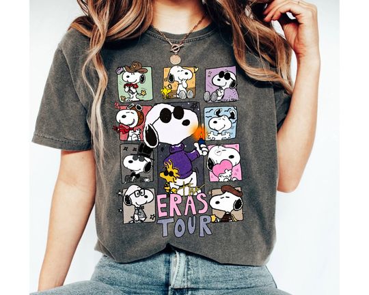 Discover The Snoopy Era Tour Shirt Snoopy Tshirt