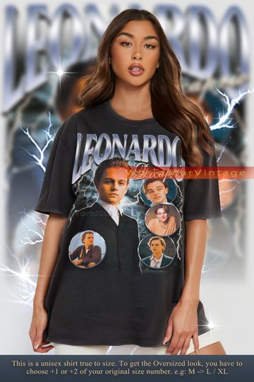 Discover LEONARDO DICAPRIO Vintage Shirt, Leonardo DiCaprio Fan