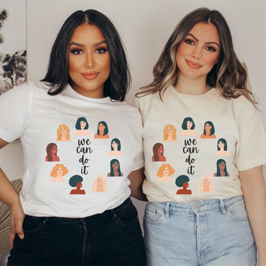 Discover Feminist Women Of All Races International Women's Day T-Shirt