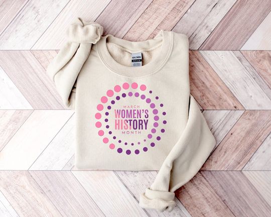 Discover March 8th Women's History Month International Women's Day Sweatshirt