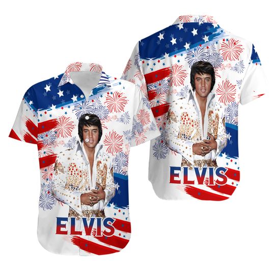 Discover Singer Elvis Presley Hawaiian Shirt