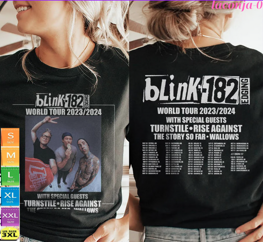 Discover Tour B182 World 2023 2024 Concert Music  Barker T-Shirt