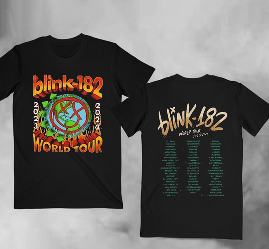 Discover B182 Band World Tour 2023 - 2024 T-Shirt, Gift Fans, Gift T-Shirt