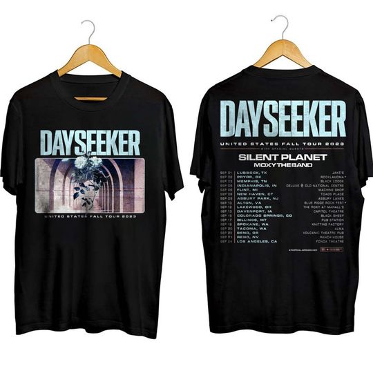 Discover Dayseeker Silent Planet Music Band PNG, World Music Tour T Shirt