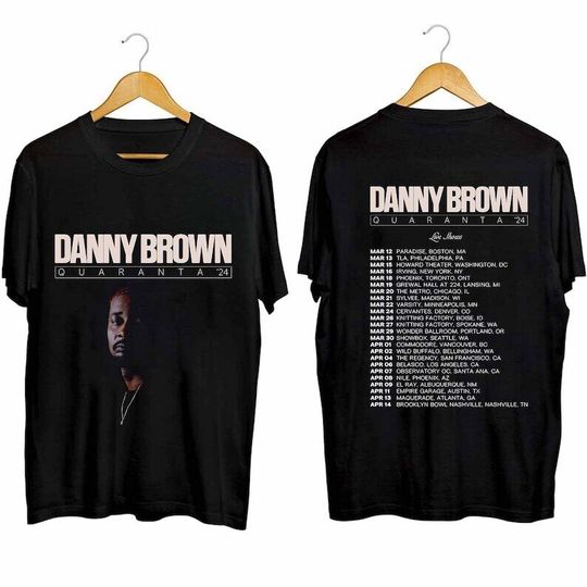 Discover Danny Brown 2024 Tour Shirt, Danny Brown 2024 T Shirt